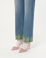 VLOGO SIGNATURE SLINGBACK PUMP IN LAMINATED NAPPA LEATHER 80MM - Image 5